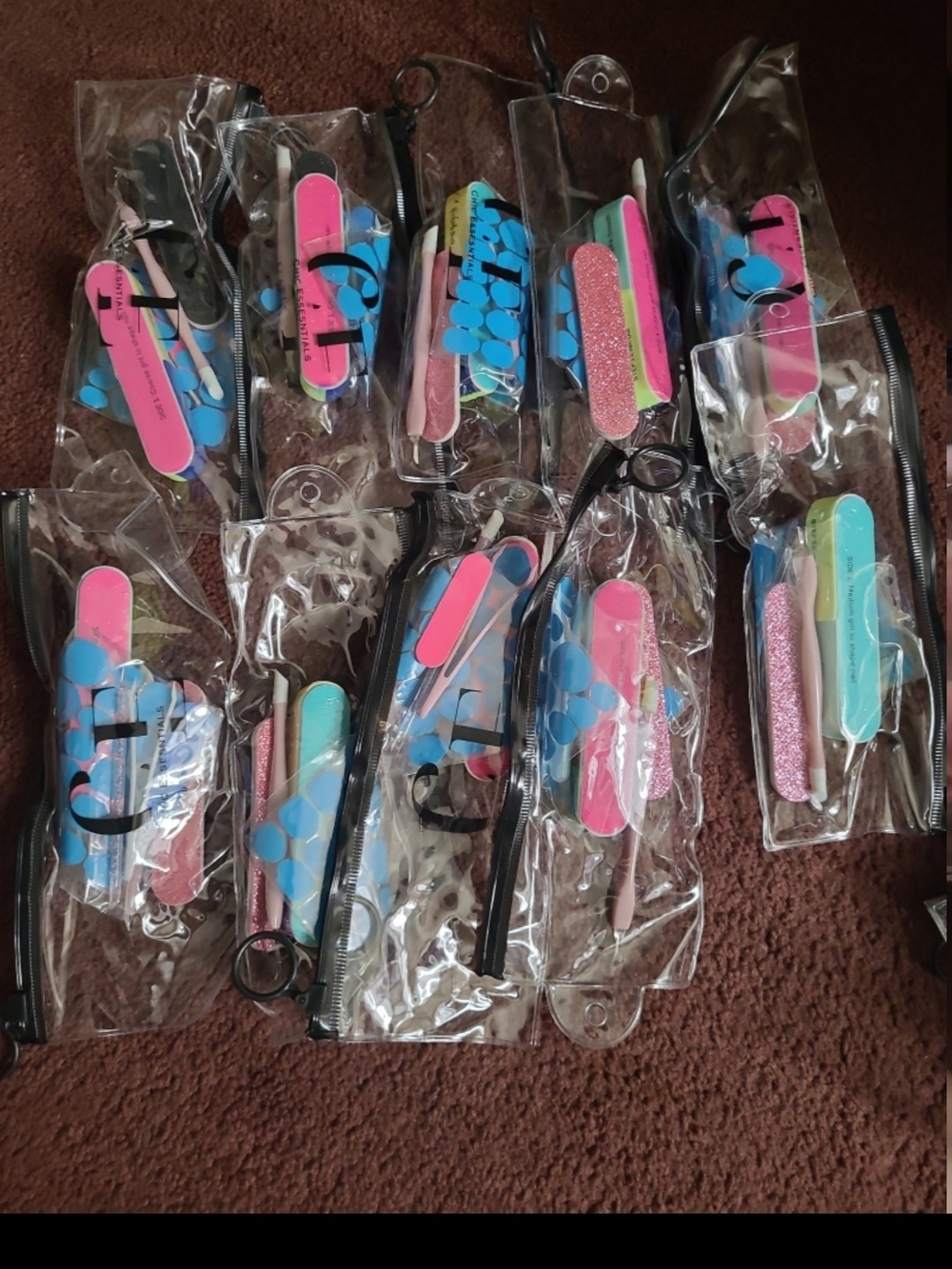 10 Sets - Nail Care Kits - Party Favor - Bachelorette - Spa Day - Birthday